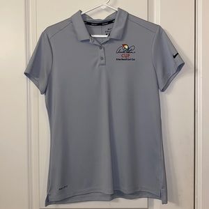 NIKE GOLF WOMENS GOLF POLO ARNOLD PALMER CUP EVIAN RESORT GOLF CLUB